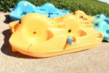 WATER BEE PEDAL BOAT, MISSING PARTS, SHELL ONLY