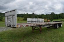 1988 Fruehauf 45' Aluminum Deck Over Trailer