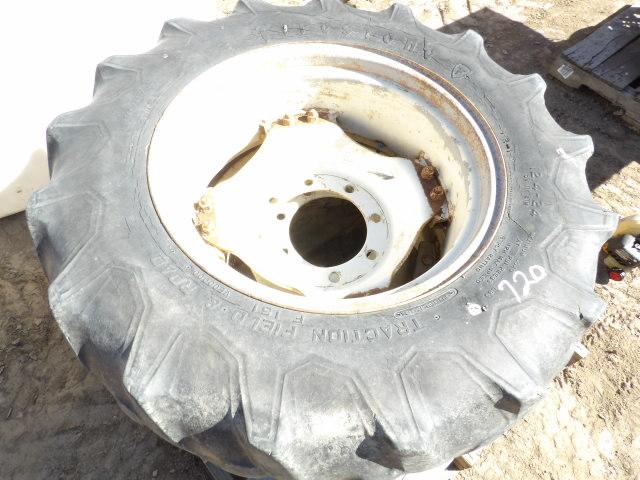 Ford MFWD Front Tires & Rims Off 5610, 12.4-24