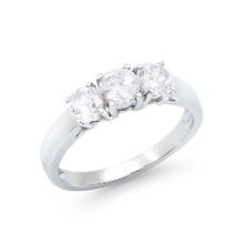 14KT White Gold 1.25ctw Diamond Ring