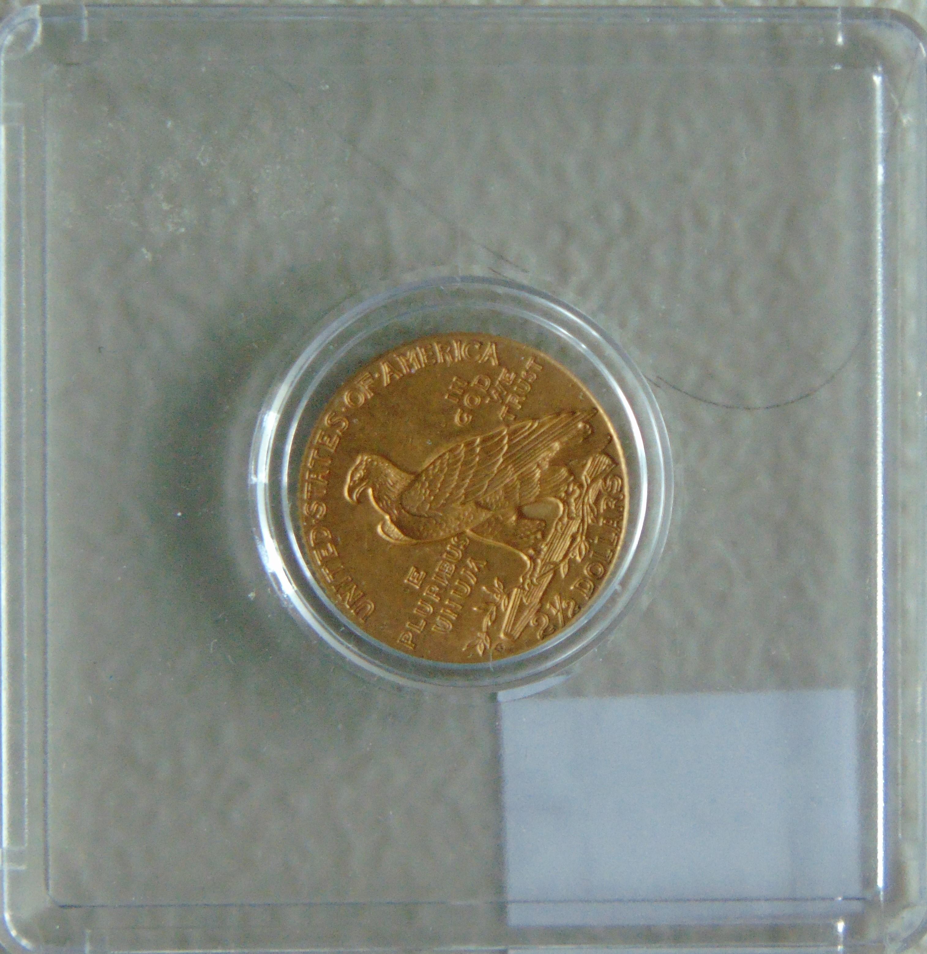 1925-D $2.50 Gold Indian.