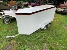 Tandem Axle trailer that fits Shriner Car, measures 24" wide by 84" long by 32" tall