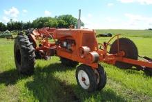 Allis Chalmers WC with buzzsaw, narrow front, fenders, 5.50-16 fronts, 16.9-28 rears, runs & drives,