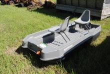 Sportsman Sundolphin plastic raft, 2-seater, 8' foot, 400# capacity