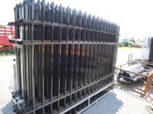 EINGP 10' Wrought Iron Fence & Posts 10 Fence Panels & 41 Posts