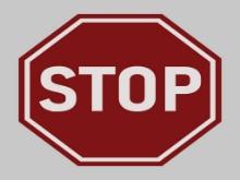 STOP! IMPORTANT INFORMATION BELOW