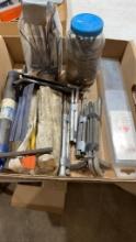 Box of Allen wrenches & punches