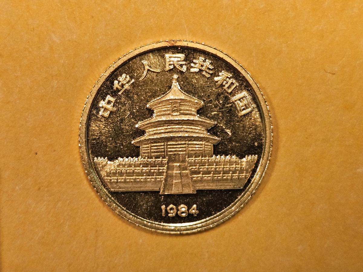 GOLD! 1984 China Gold 5 Yuan