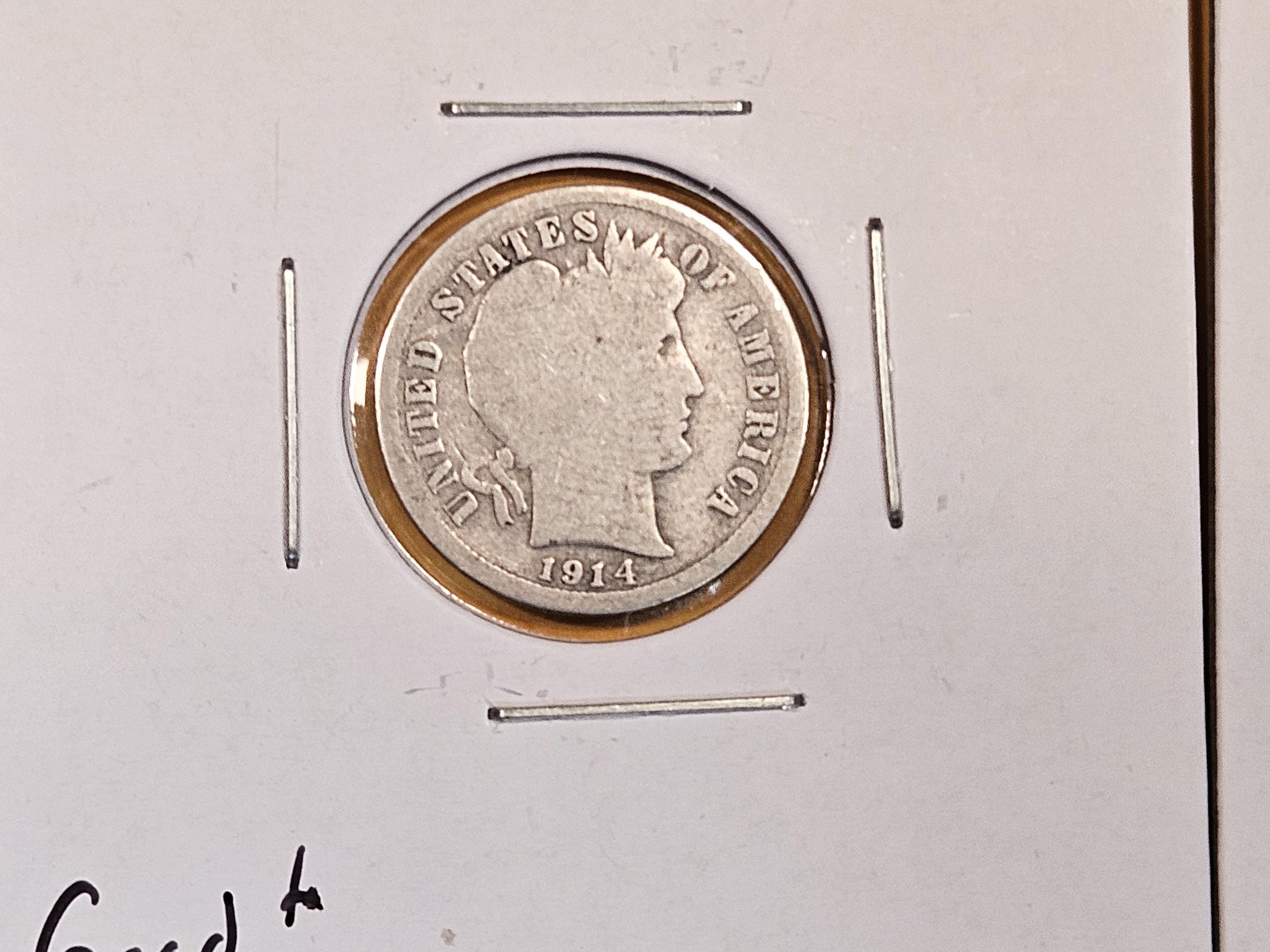 Five better date Barber Dimes