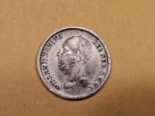 * Key Date 1848 Netherlands silver 10 cents