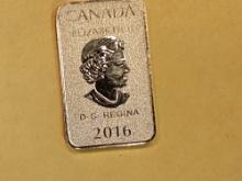 GOLD! 2016 Canada Gold Twenty-Five dollars