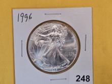 Brilliant Uncirculated 1996 American Silver Eagle