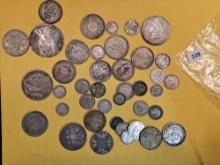 FUN BAG of mixed World Silver Coins