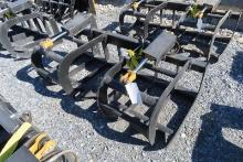 2024 MID-STATE 68'' DOUBLE CYLINDER E-SERIES ROOT GRAPPLE SKID STEER ATTACHMENT