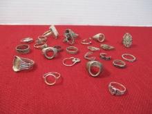 Sterling Silver Ring Repair and/or Scrap Lot-Over 3 Ounces!!!