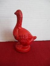 Red Goose Shoes Cast Iron Advertising Bank