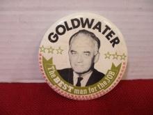 Berry Goldwater Political Advertising Button