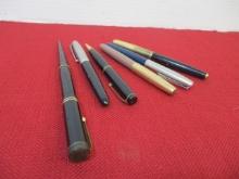 Vintage Collectible Fountain Pens-Lot of 5 + 1 Mechanical