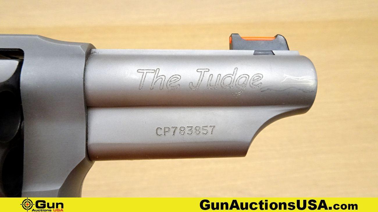 Taurus THE JUDGE ULTRA-LITE .45 LC/.410 GA. Revolver. Excellent Condition. 3" Barrel. Shiny Bore, Ti