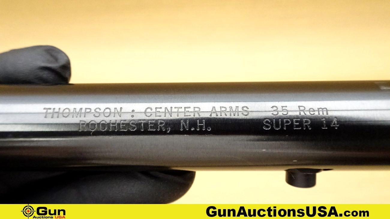 Thompson Center Arms Super 14 35 Rem Barrel, Etc.. Very Good. 14" Barrel. Shiny Bore /Single Shot Fe