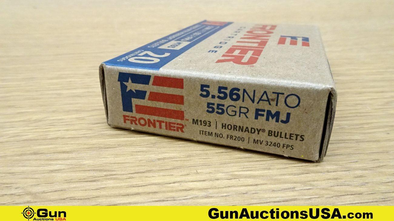 Frontier 5.56 Ammo. Total Rds.- 300.. (69676)