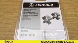 Leupold, Ruger Scope Rings. NEW. Lot of 6; Scope Rings. . (70005)