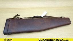 RED HEAD CHICAGO Gun Case. Good Condition. Leather Rifle Case. . (70856)