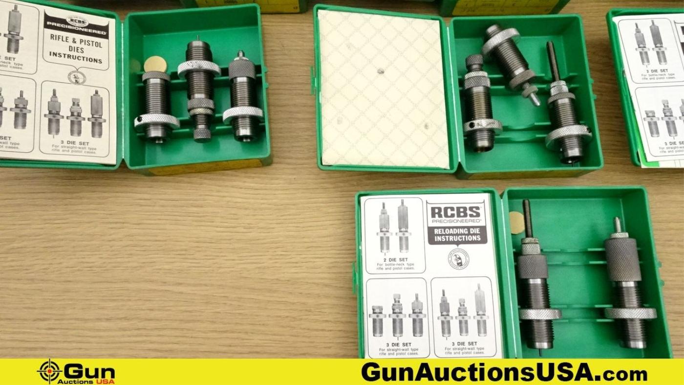 RCBC 9MM, .32 ACP, .380 ACP, .45 ACP, .45 COLT, .38 Special, .45.70, .30.30, .44\40 Reloading Die Se