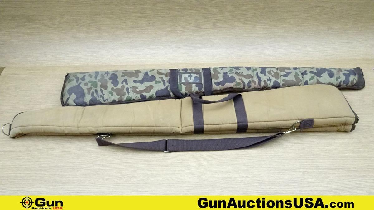 Allen Soft Gun Cases . Good Condition . Lot of 2; Assorted Long Gun Soft Cases. . (68264)