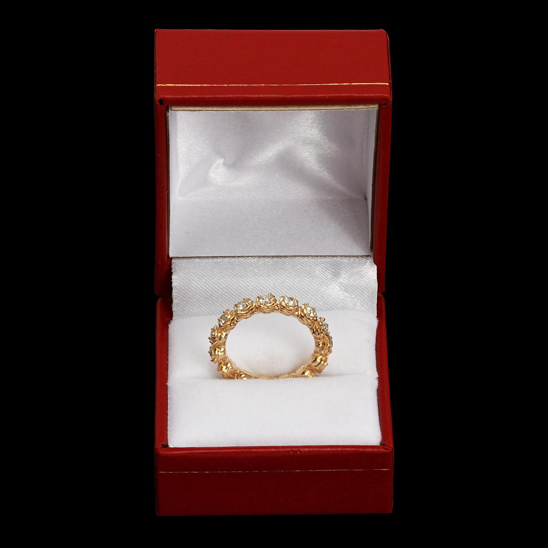 14k Yellow Gold 1.11ct Diamond Ring