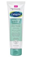 Cetaphil, Gentle Clear, Clarifying Acne Cream Cleanser, 4.2 Fl Oz (124 Ml), Retail $15.00
