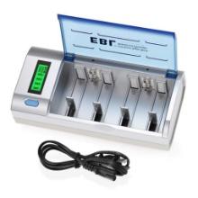 EBL Smart Battery Charger for C/ D/ AA/ AAA/9V Ni-MH Ni-CD Rechargeable Batteries, $34.99 MSRP