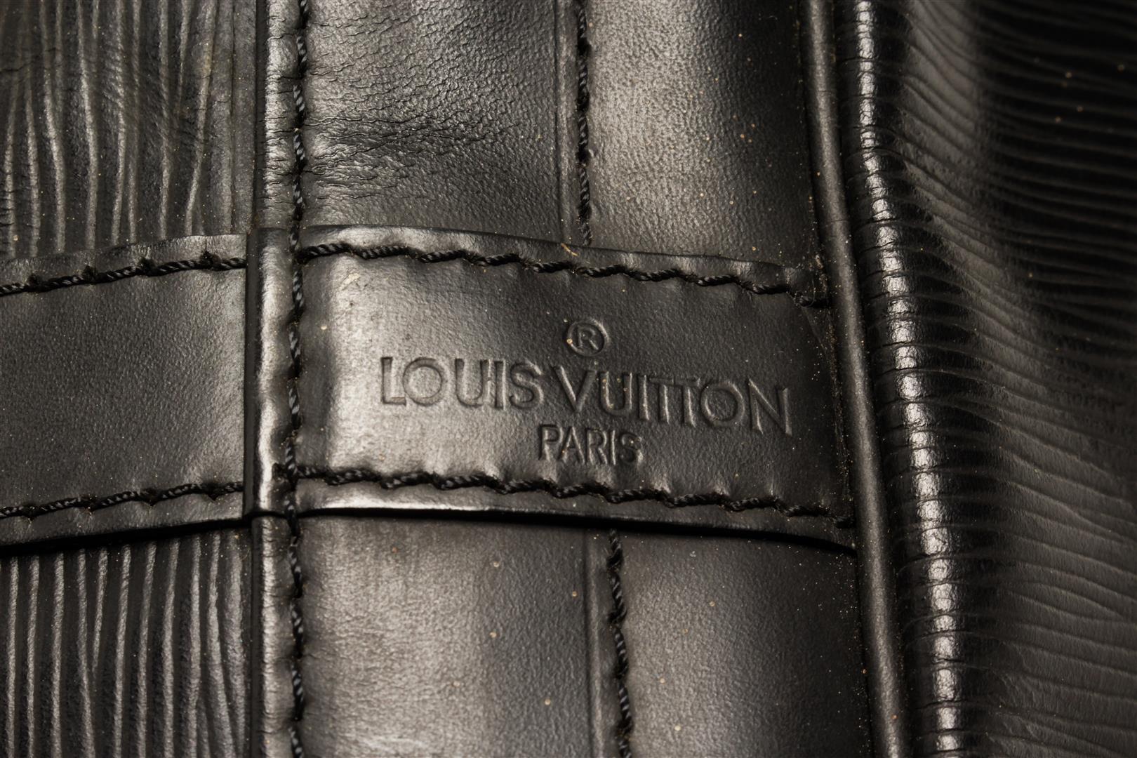 Louis Vuitton Black Epi Leather Noe Bucket Bag