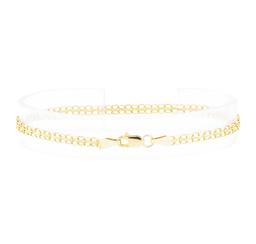 Bismark Chain Bracelet - 14KT Yellow Gold