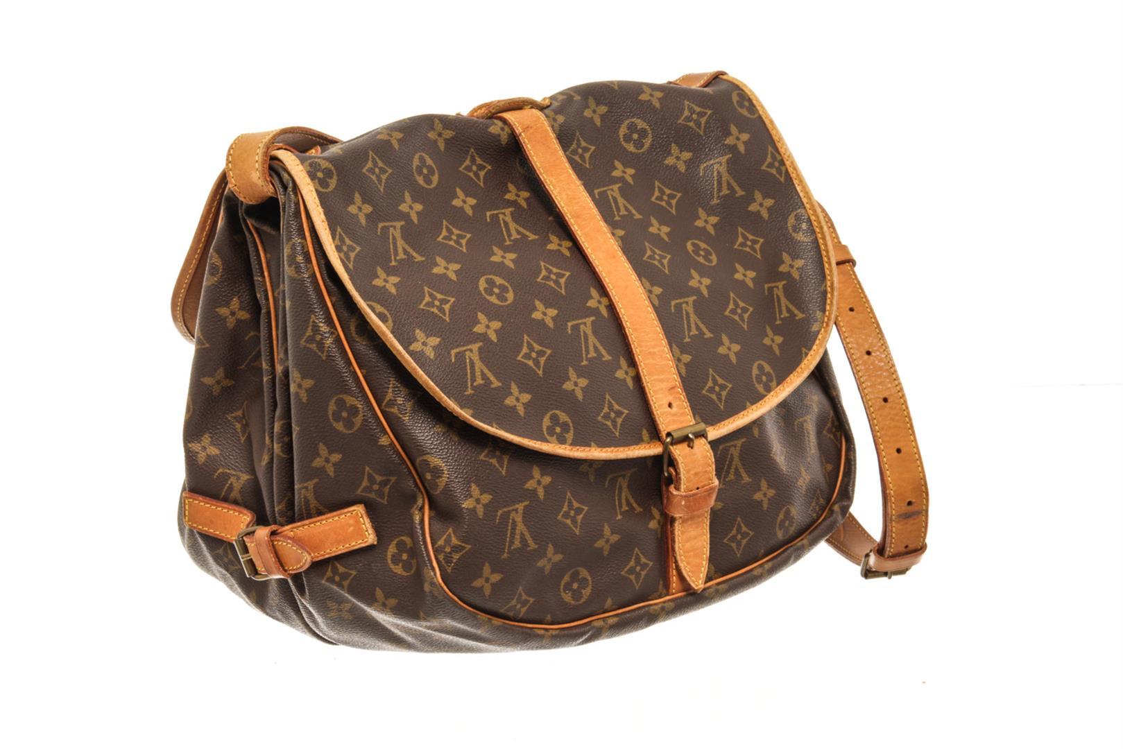 Louis Vuitton Brown Monogram Canvas Saumur 30 Shoulder Bag