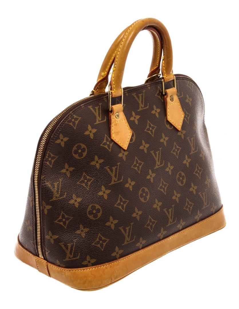 Louis Vuitton Brown Monogram Canvas Alma PM Satchel Bag