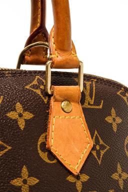 Louis Vuitton Brown Monogram Canvas Alma GM Satchel Bag