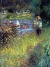 Renoir - The Seine At Chatou (Detail)