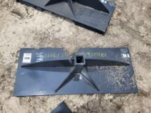 Skid Steer Utility Hitch Adapter 2" Receiver, Landhonor, Unused