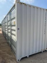One Trip 40' Hi-Cube Container 4 Side Door and 1 End Door SN CFGU4001269