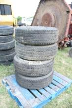 4ct Tires with Rims (60% tread) 275/70 R18 Riestone