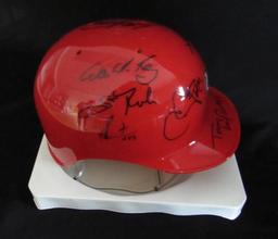 St Louis Cardinal signed mini helmet