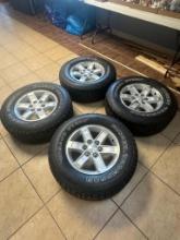 GMC PICKUP TIRE AND RIMS