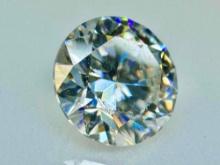 .43ct Brilliant Cut Moissanite Diamond Gemstone GRA Cert