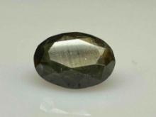 3.5ct Oval Cut Black Sapphire Gemstone