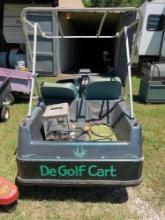 Vintage 3 wheel golf cart