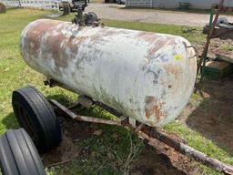 250 gallon propane tank on trailer