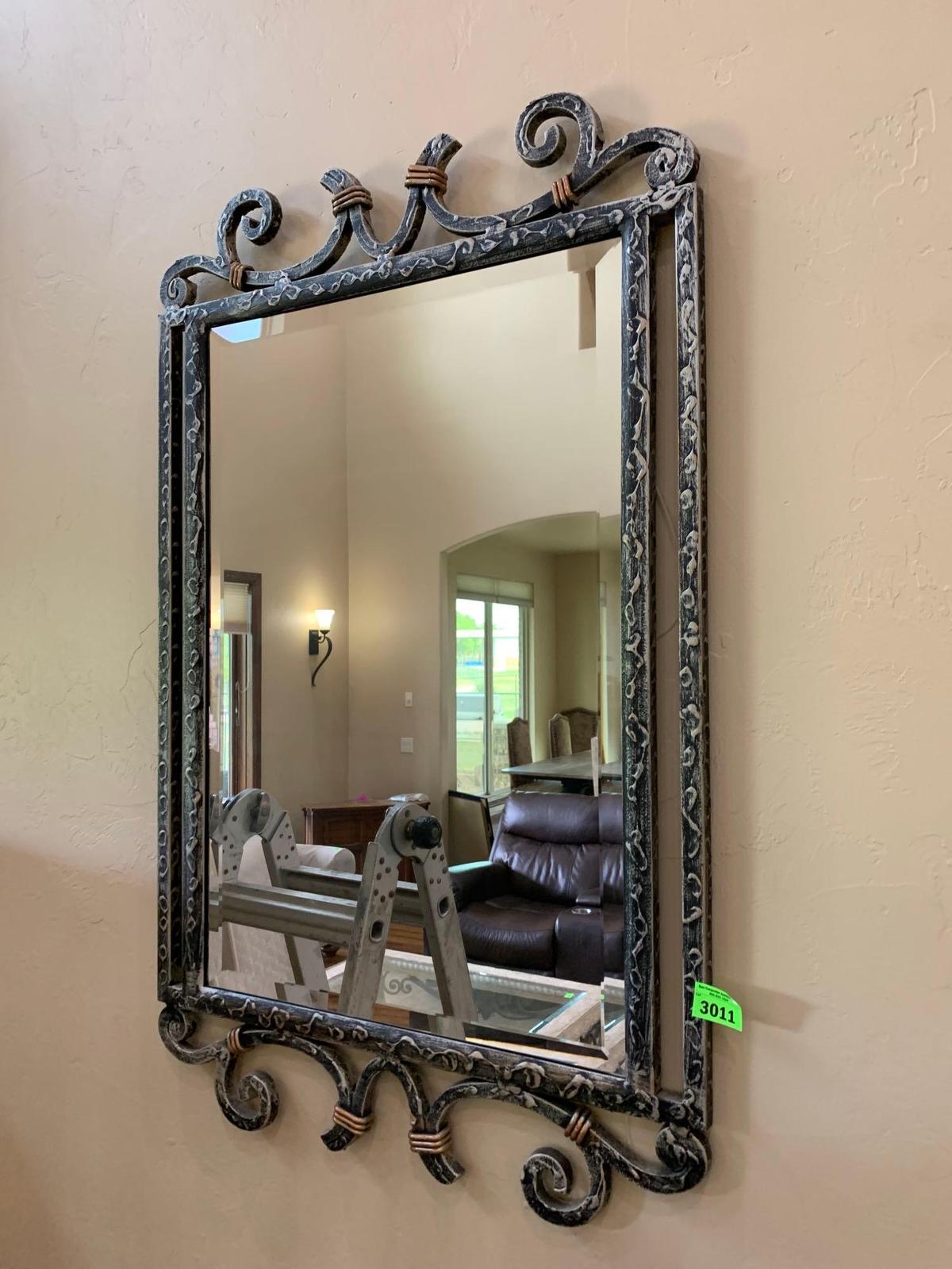 metal frame mirror