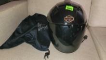 Harley Davidson half shell motorcycle helmet