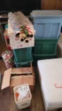 huge lot of christmas items.